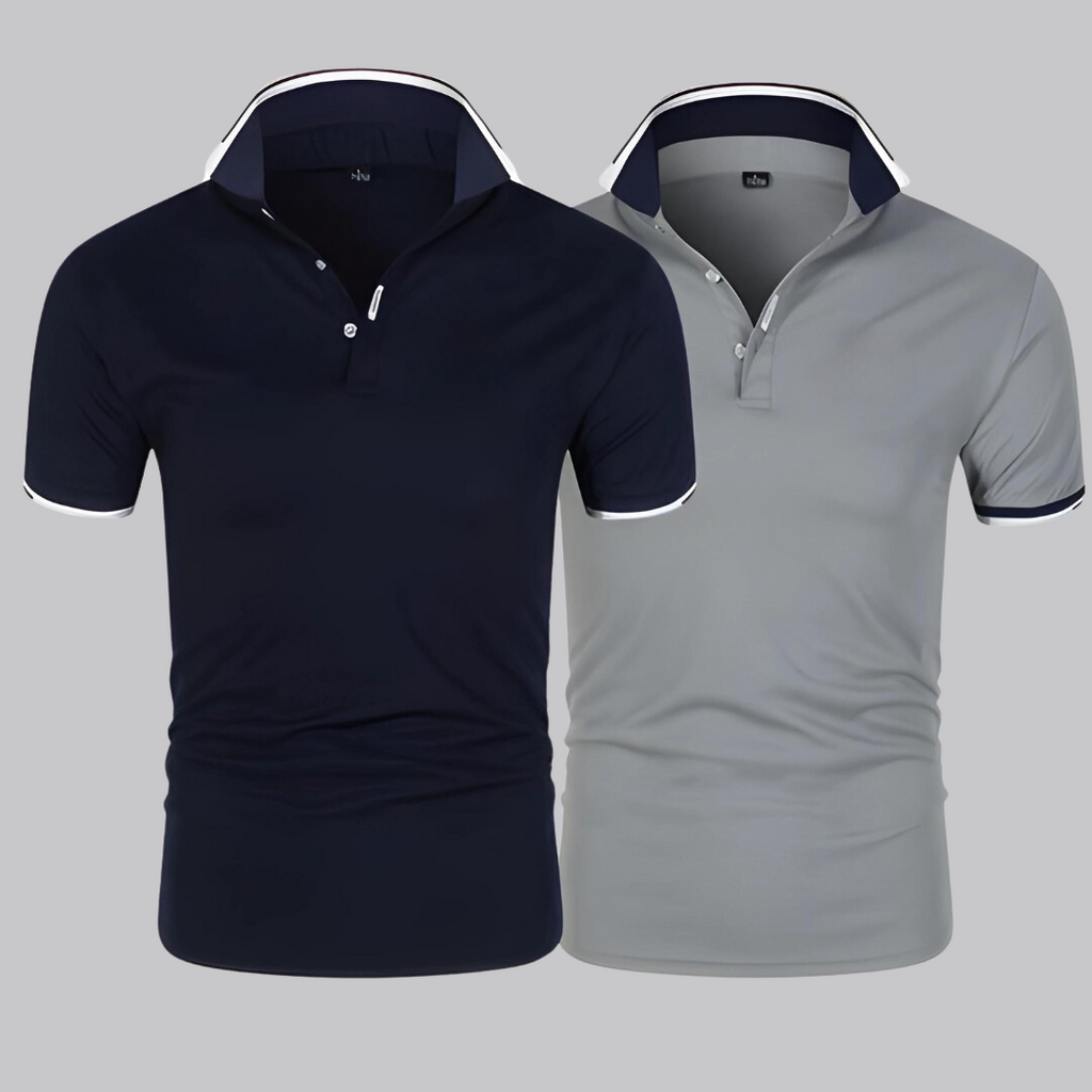 Danist® - Heren polo T-shirt (Set van 2)