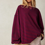 Linea® - Gestreepte oversized trui